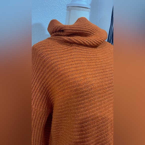 Pilcro Anthropologie ribbed oversized cowl neck sweater - Picture 7 of 8